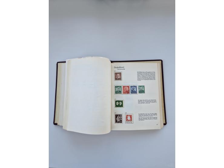 1849/1989, meist gestempelte und teils ungebrauchte Sammlung in sieben “Sprechendes Behrens” Alben, ab Altdeutschland, Koloni