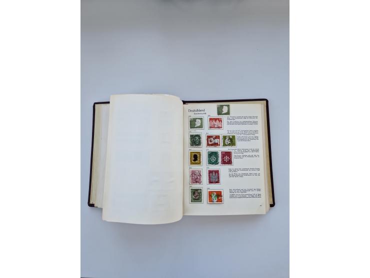 1849/1989, meist gestempelte und teils ungebrauchte Sammlung in sieben “Sprechendes Behrens” Alben, ab Altdeutschland, Koloni