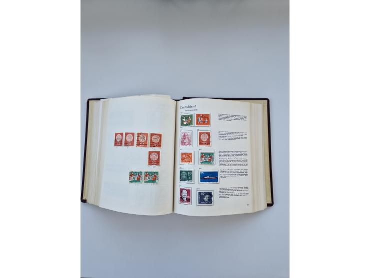 1849/1989, meist gestempelte und teils ungebrauchte Sammlung in sieben “Sprechendes Behrens” Alben, ab Altdeutschland, Koloni