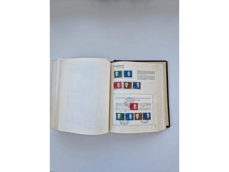 1849/1989, meist gestempelte und teils ungebrauchte Sammlung in sieben “Sprechendes Behrens” Alben, ab Altdeutschland, Koloni