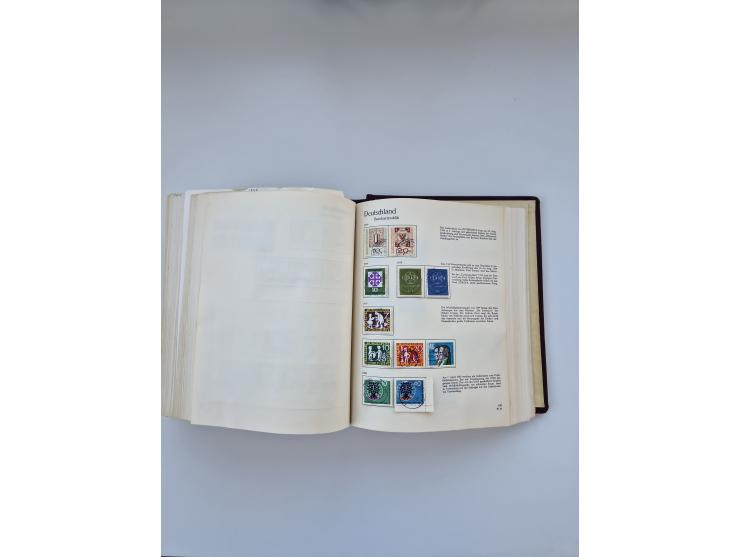 1849/1989, meist gestempelte und teils ungebrauchte Sammlung in sieben “Sprechendes Behrens” Alben, ab Altdeutschland, Koloni