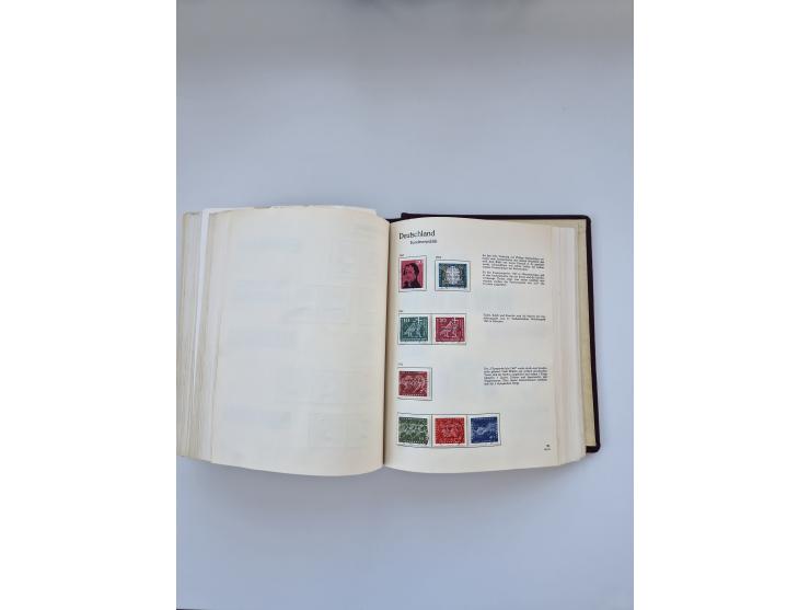 1849/1989, meist gestempelte und teils ungebrauchte Sammlung in sieben “Sprechendes Behrens” Alben, ab Altdeutschland, Koloni