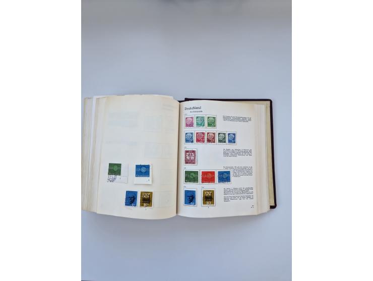 1849/1989, meist gestempelte und teils ungebrauchte Sammlung in sieben “Sprechendes Behrens” Alben, ab Altdeutschland, Koloni