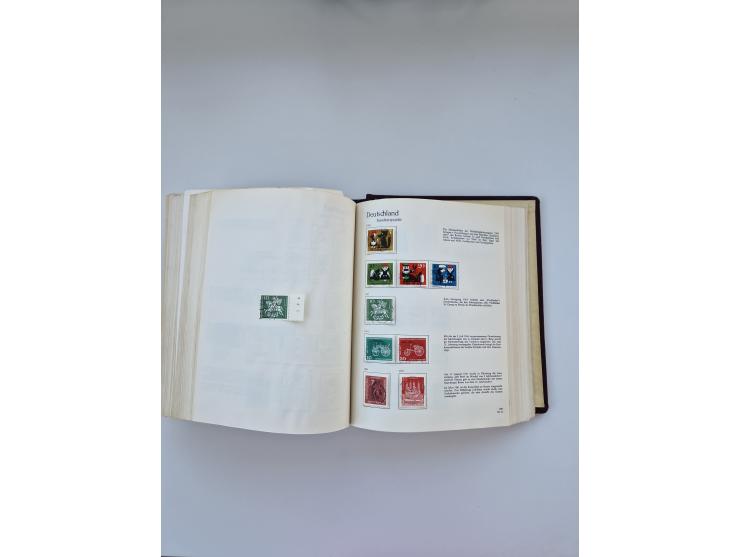 1849/1989, meist gestempelte und teils ungebrauchte Sammlung in sieben “Sprechendes Behrens” Alben, ab Altdeutschland, Koloni