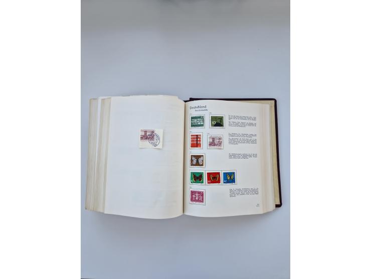 1849/1989, meist gestempelte und teils ungebrauchte Sammlung in sieben “Sprechendes Behrens” Alben, ab Altdeutschland, Koloni