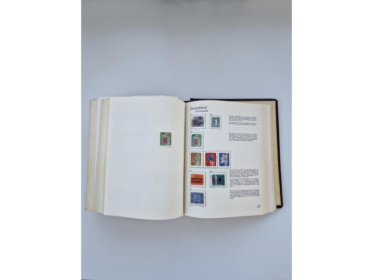 1849/1989, meist gestempelte und teils ungebrauchte Sammlung in sieben “Sprechendes Behrens” Alben, ab Altdeutschland, Koloni