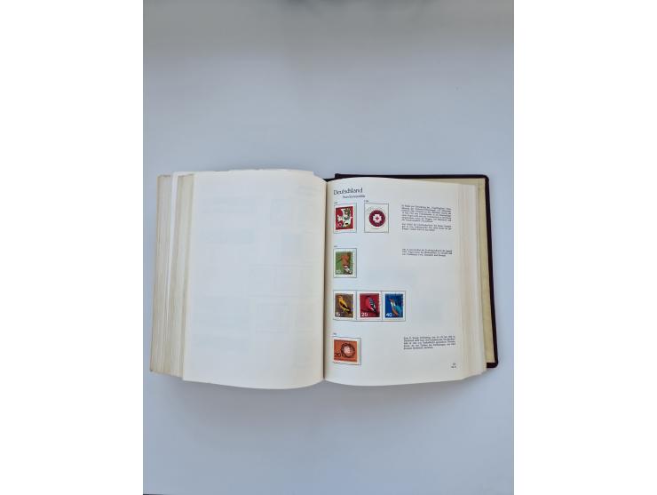 1849/1989, meist gestempelte und teils ungebrauchte Sammlung in sieben “Sprechendes Behrens” Alben, ab Altdeutschland, Koloni