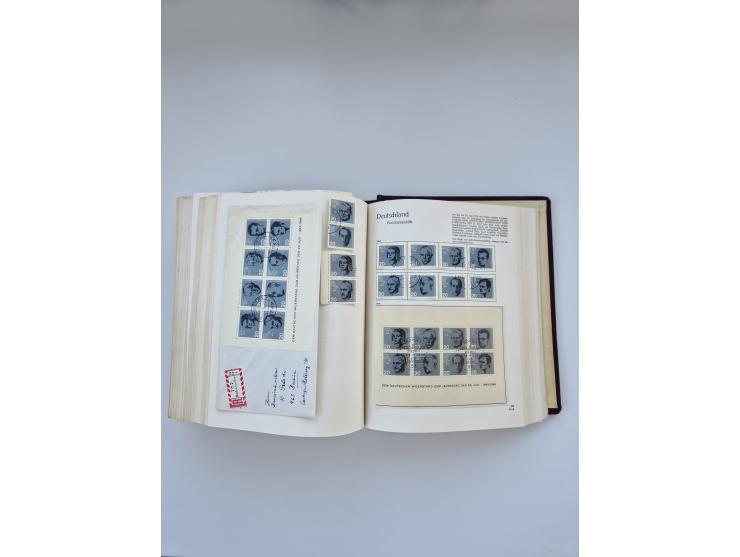 1849/1989, meist gestempelte und teils ungebrauchte Sammlung in sieben “Sprechendes Behrens” Alben, ab Altdeutschland, Koloni