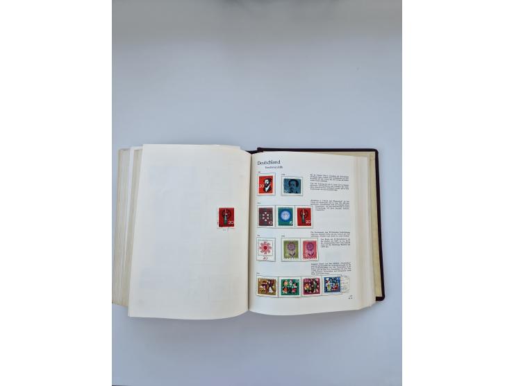 1849/1989, meist gestempelte und teils ungebrauchte Sammlung in sieben “Sprechendes Behrens” Alben, ab Altdeutschland, Koloni