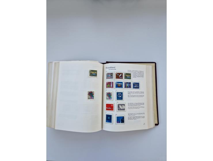 1849/1989, meist gestempelte und teils ungebrauchte Sammlung in sieben “Sprechendes Behrens” Alben, ab Altdeutschland, Koloni