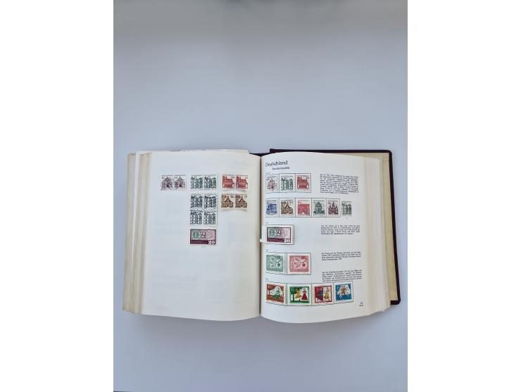 1849/1989, meist gestempelte und teils ungebrauchte Sammlung in sieben “Sprechendes Behrens” Alben, ab Altdeutschland, Koloni