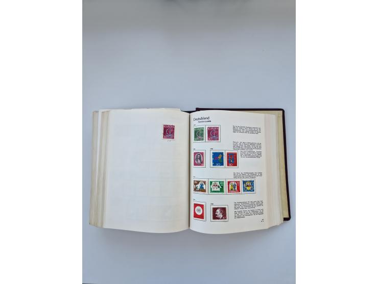 1849/1989, meist gestempelte und teils ungebrauchte Sammlung in sieben “Sprechendes Behrens” Alben, ab Altdeutschland, Koloni