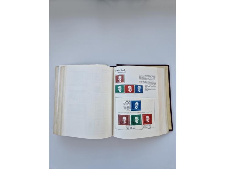 1849/1989, meist gestempelte und teils ungebrauchte Sammlung in sieben “Sprechendes Behrens” Alben, ab Altdeutschland, Koloni