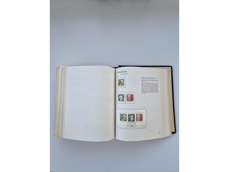 1849/1989, meist gestempelte und teils ungebrauchte Sammlung in sieben “Sprechendes Behrens” Alben, ab Altdeutschland, Koloni