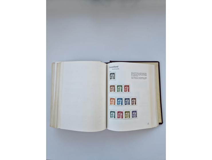 1849/1989, meist gestempelte und teils ungebrauchte Sammlung in sieben “Sprechendes Behrens” Alben, ab Altdeutschland, Koloni