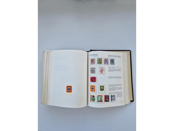 1849/1989, meist gestempelte und teils ungebrauchte Sammlung in sieben “Sprechendes Behrens” Alben, ab Altdeutschland, Koloni