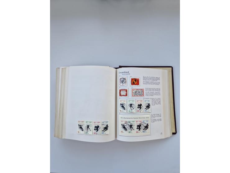 1849/1989, meist gestempelte und teils ungebrauchte Sammlung in sieben “Sprechendes Behrens” Alben, ab Altdeutschland, Koloni