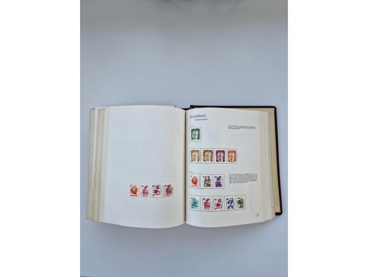 1849/1989, meist gestempelte und teils ungebrauchte Sammlung in sieben “Sprechendes Behrens” Alben, ab Altdeutschland, Koloni