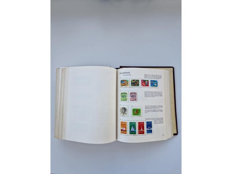 1849/1989, meist gestempelte und teils ungebrauchte Sammlung in sieben “Sprechendes Behrens” Alben, ab Altdeutschland, Koloni