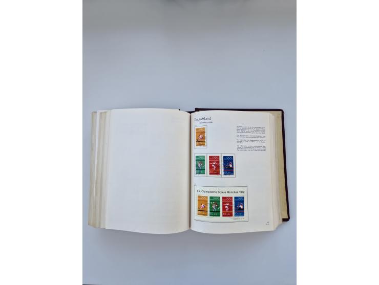 1849/1989, meist gestempelte und teils ungebrauchte Sammlung in sieben “Sprechendes Behrens” Alben, ab Altdeutschland, Koloni