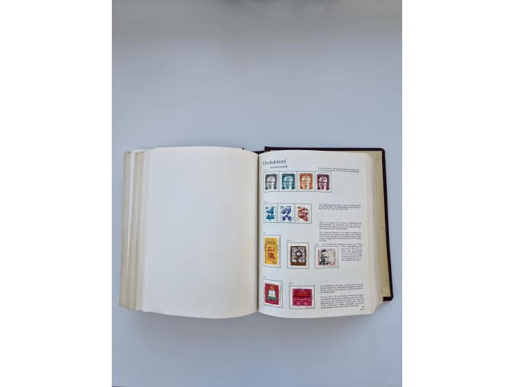 1849/1989, meist gestempelte und teils ungebrauchte Sammlung in sieben “Sprechendes Behrens” Alben, ab Altdeutschland, Koloni