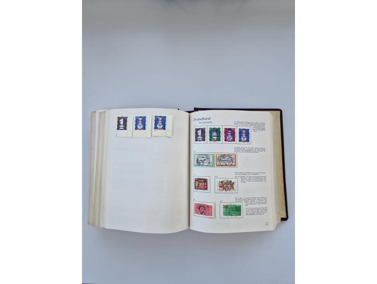 1849/1989, meist gestempelte und teils ungebrauchte Sammlung in sieben “Sprechendes Behrens” Alben, ab Altdeutschland, Koloni