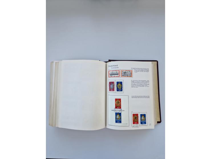 1849/1989, meist gestempelte und teils ungebrauchte Sammlung in sieben “Sprechendes Behrens” Alben, ab Altdeutschland, Koloni