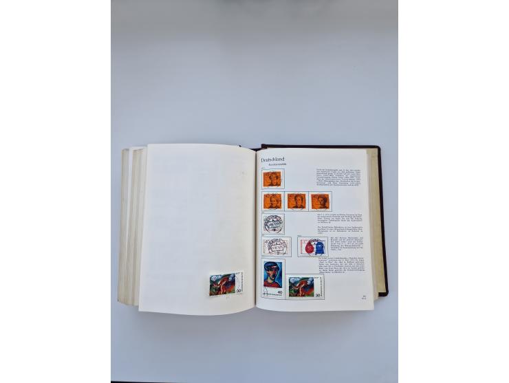 1849/1989, meist gestempelte und teils ungebrauchte Sammlung in sieben “Sprechendes Behrens” Alben, ab Altdeutschland, Koloni