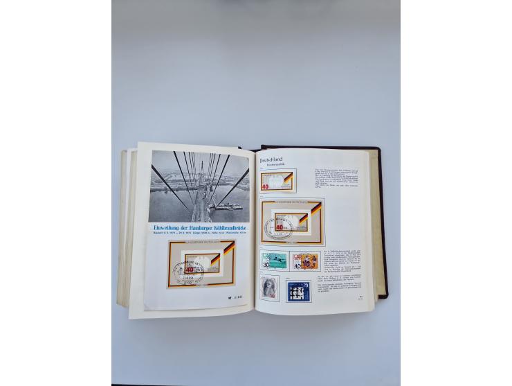 1849/1989, meist gestempelte und teils ungebrauchte Sammlung in sieben “Sprechendes Behrens” Alben, ab Altdeutschland, Koloni