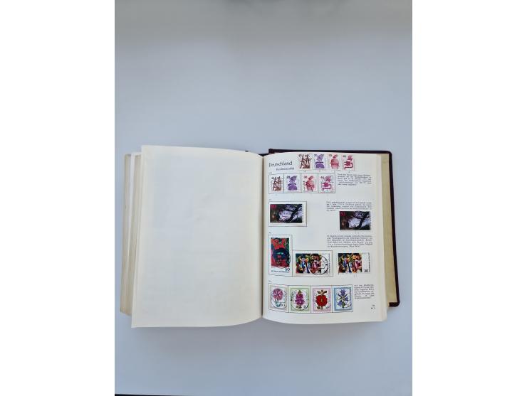 1849/1989, meist gestempelte und teils ungebrauchte Sammlung in sieben “Sprechendes Behrens” Alben, ab Altdeutschland, Koloni