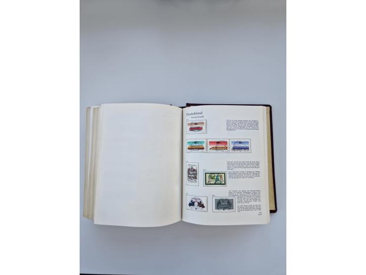 1849/1989, meist gestempelte und teils ungebrauchte Sammlung in sieben “Sprechendes Behrens” Alben, ab Altdeutschland, Koloni