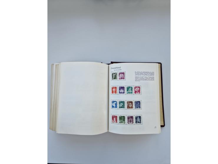 1849/1989, meist gestempelte und teils ungebrauchte Sammlung in sieben “Sprechendes Behrens” Alben, ab Altdeutschland, Koloni