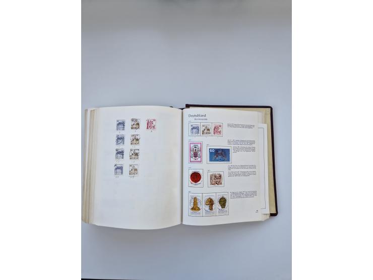 1849/1989, meist gestempelte und teils ungebrauchte Sammlung in sieben “Sprechendes Behrens” Alben, ab Altdeutschland, Koloni