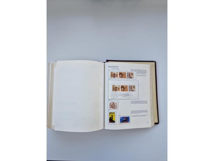 1849/1989, meist gestempelte und teils ungebrauchte Sammlung in sieben “Sprechendes Behrens” Alben, ab Altdeutschland, Koloni