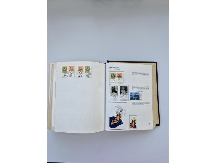 1849/1989, meist gestempelte und teils ungebrauchte Sammlung in sieben “Sprechendes Behrens” Alben, ab Altdeutschland, Koloni