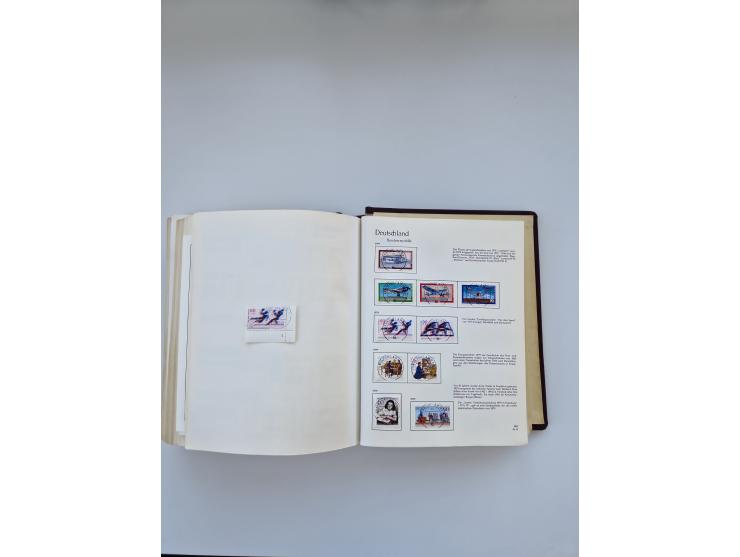 1849/1989, meist gestempelte und teils ungebrauchte Sammlung in sieben “Sprechendes Behrens” Alben, ab Altdeutschland, Koloni