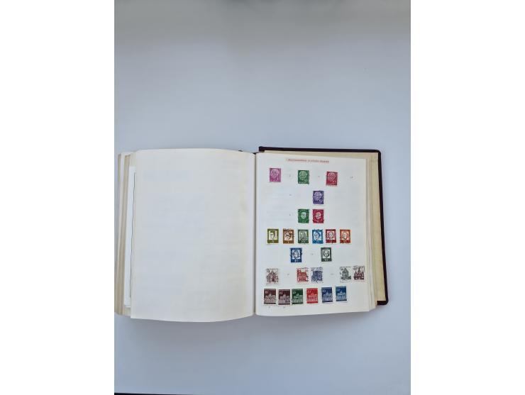 1849/1989, meist gestempelte und teils ungebrauchte Sammlung in sieben “Sprechendes Behrens” Alben, ab Altdeutschland, Koloni