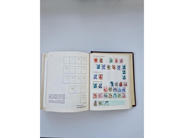 1849/1989, meist gestempelte und teils ungebrauchte Sammlung in sieben “Sprechendes Behrens” Alben, ab Altdeutschland, Koloni