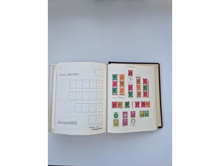 1849/1989, meist gestempelte und teils ungebrauchte Sammlung in sieben “Sprechendes Behrens” Alben, ab Altdeutschland, Koloni