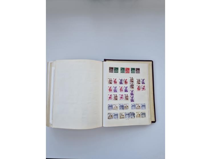 1849/1989, meist gestempelte und teils ungebrauchte Sammlung in sieben “Sprechendes Behrens” Alben, ab Altdeutschland, Koloni