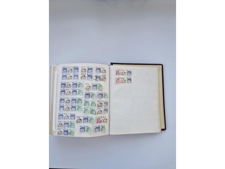 1849/1989, meist gestempelte und teils ungebrauchte Sammlung in sieben “Sprechendes Behrens” Alben, ab Altdeutschland, Koloni