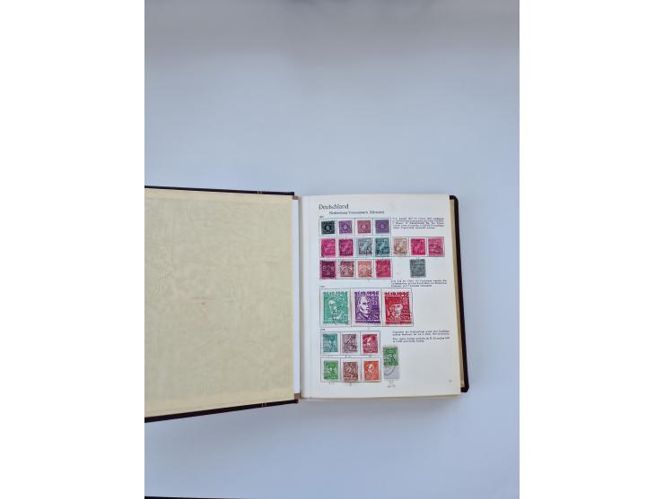 1849/1989, meist gestempelte und teils ungebrauchte Sammlung in sieben “Sprechendes Behrens” Alben, ab Altdeutschland, Koloni