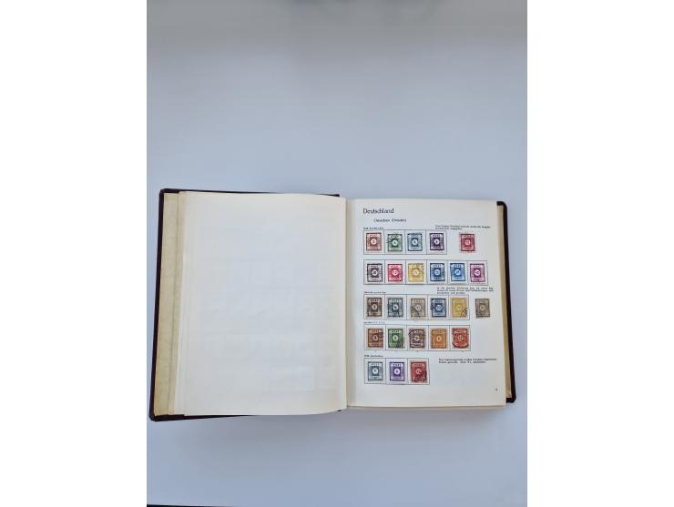 1849/1989, meist gestempelte und teils ungebrauchte Sammlung in sieben “Sprechendes Behrens” Alben, ab Altdeutschland, Koloni