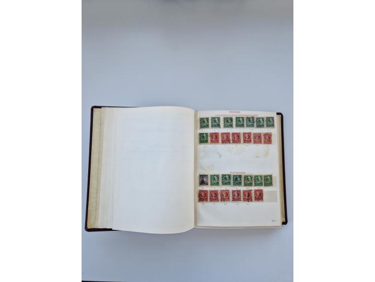 1849/1989, meist gestempelte und teils ungebrauchte Sammlung in sieben “Sprechendes Behrens” Alben, ab Altdeutschland, Koloni