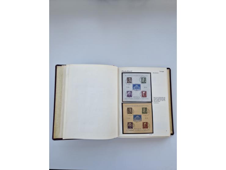 1849/1989, meist gestempelte und teils ungebrauchte Sammlung in sieben “Sprechendes Behrens” Alben, ab Altdeutschland, Koloni