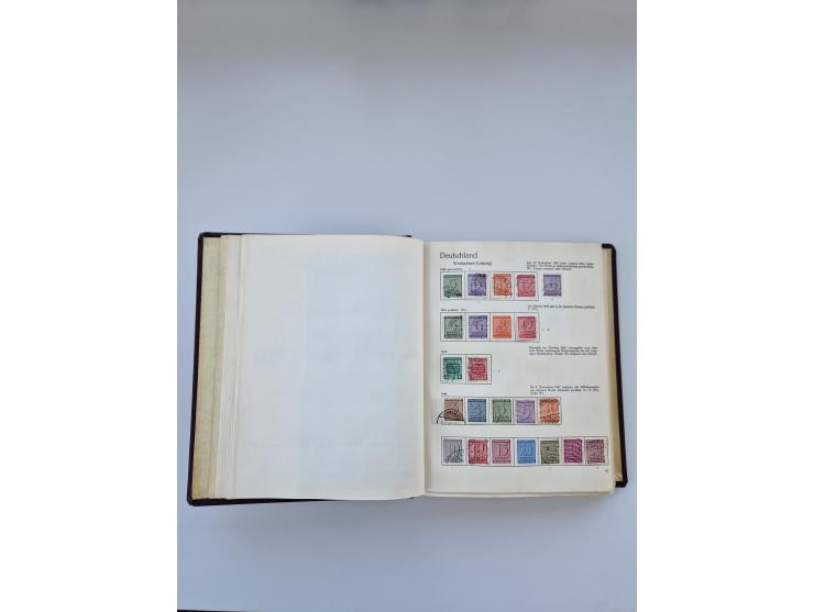 1849/1989, meist gestempelte und teils ungebrauchte Sammlung in sieben “Sprechendes Behrens” Alben, ab Altdeutschland, Koloni