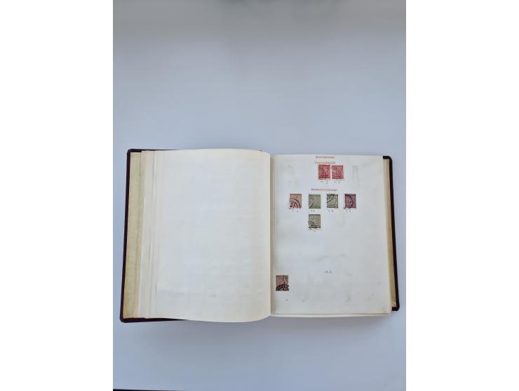 1849/1989, meist gestempelte und teils ungebrauchte Sammlung in sieben “Sprechendes Behrens” Alben, ab Altdeutschland, Koloni