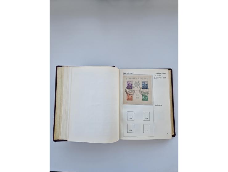 1849/1989, meist gestempelte und teils ungebrauchte Sammlung in sieben “Sprechendes Behrens” Alben, ab Altdeutschland, Koloni