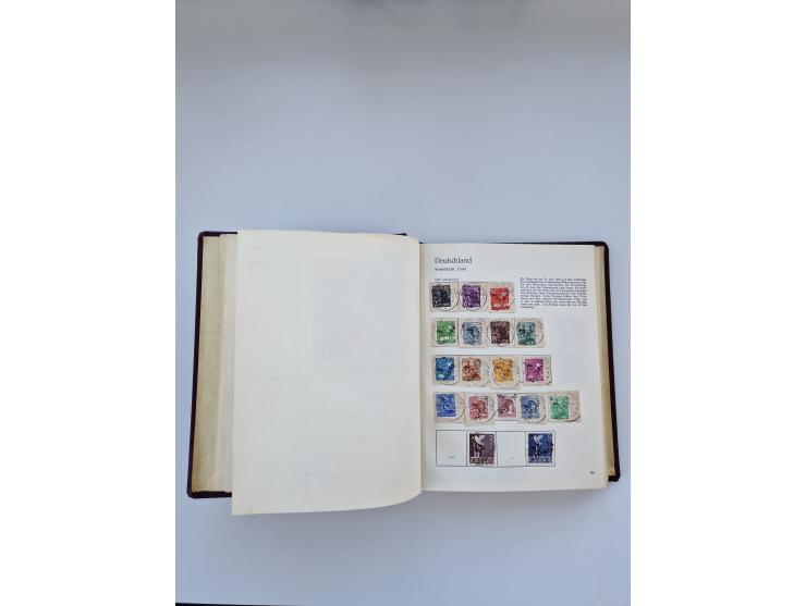 1849/1989, meist gestempelte und teils ungebrauchte Sammlung in sieben “Sprechendes Behrens” Alben, ab Altdeutschland, Koloni