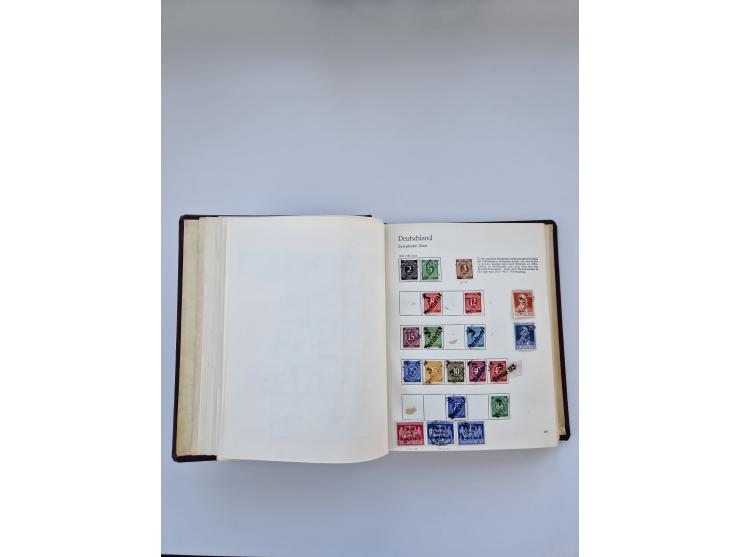 1849/1989, meist gestempelte und teils ungebrauchte Sammlung in sieben “Sprechendes Behrens” Alben, ab Altdeutschland, Koloni